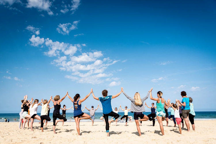 Yoga plage mimizan