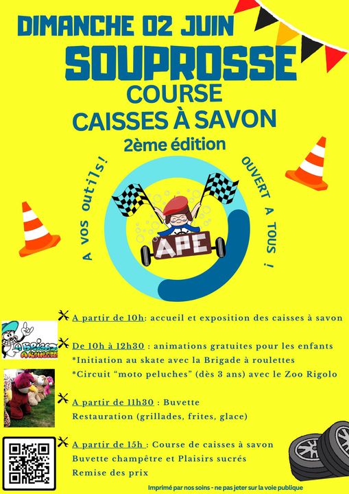 course caisse à savon