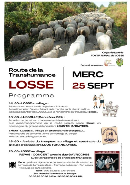 route transhumance-losse