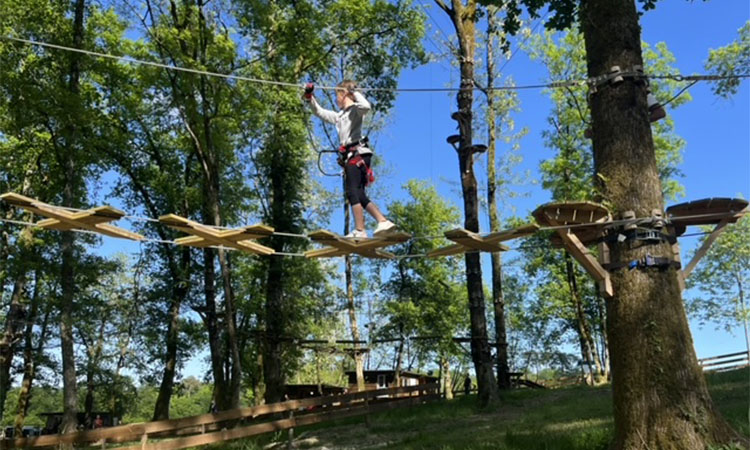 Accrobranche Landes Loisirs extérieurs, activité en famille, amou, chalosse, que faire pendant les vacances