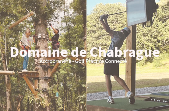 practice de golf, golf connecté, trackman, landes, amor, domaine de chabrague, accrobranche, snack, tapas, bar, activité en famille, que faire pendant les vacances