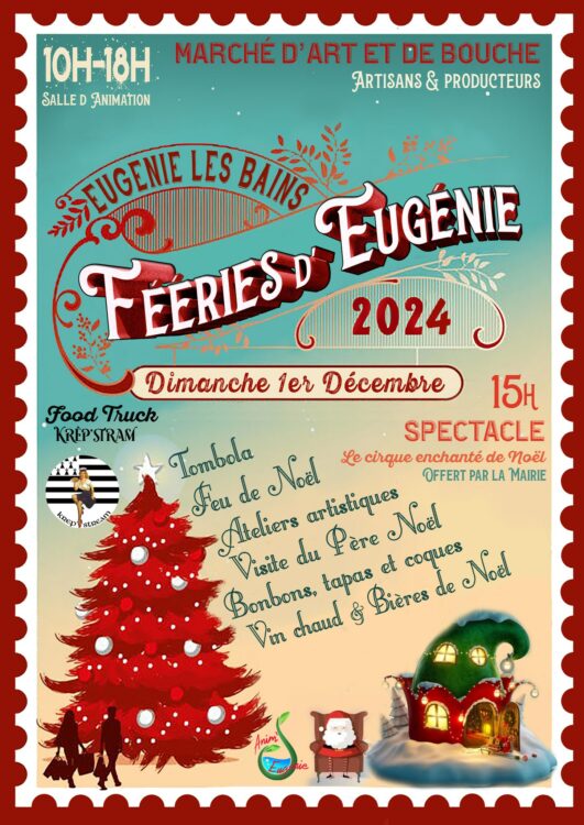 marché Noël Eugénie Bains