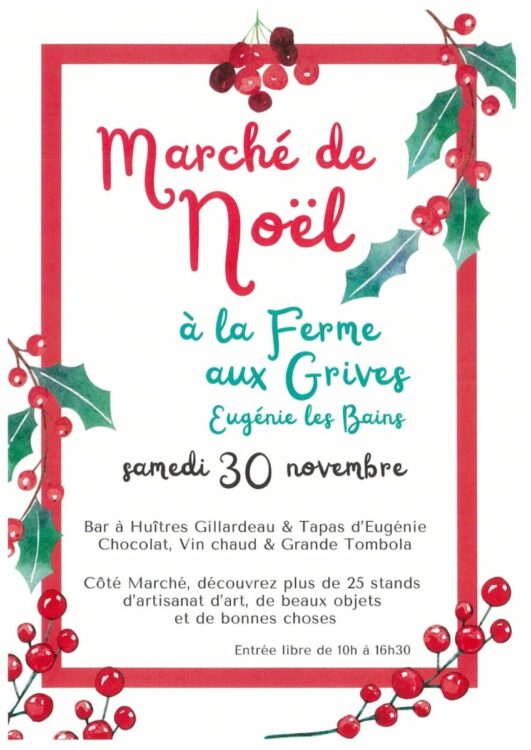 marché Noël-eugénie-les-bains