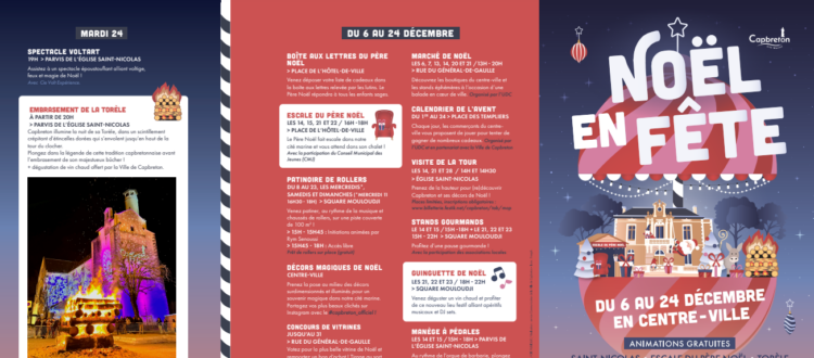 Noël capbreton-programme