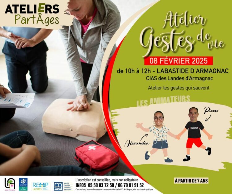 Atelier Gestes de vie - Que faire dans les Landes