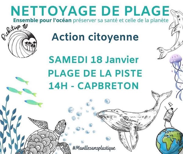 nettoyage de plage-capbreton