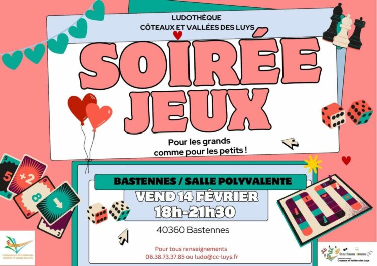 Soirée jeux - Que faire dans les Landes